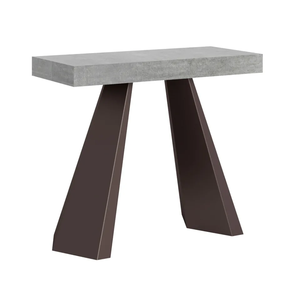 Extendable Console to 300 cm with Bear Finish Legs Made in Italy - Destino Viadurini