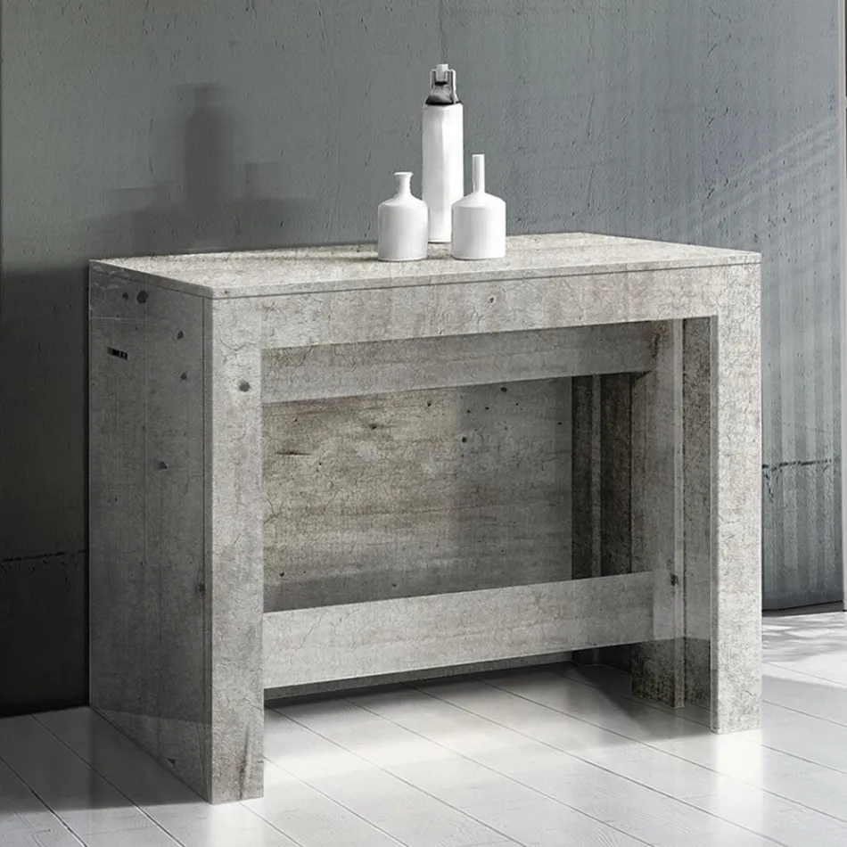 Console Extendable to 300 cm from Entrance or Lounge in Wood - Katharina Viadurini