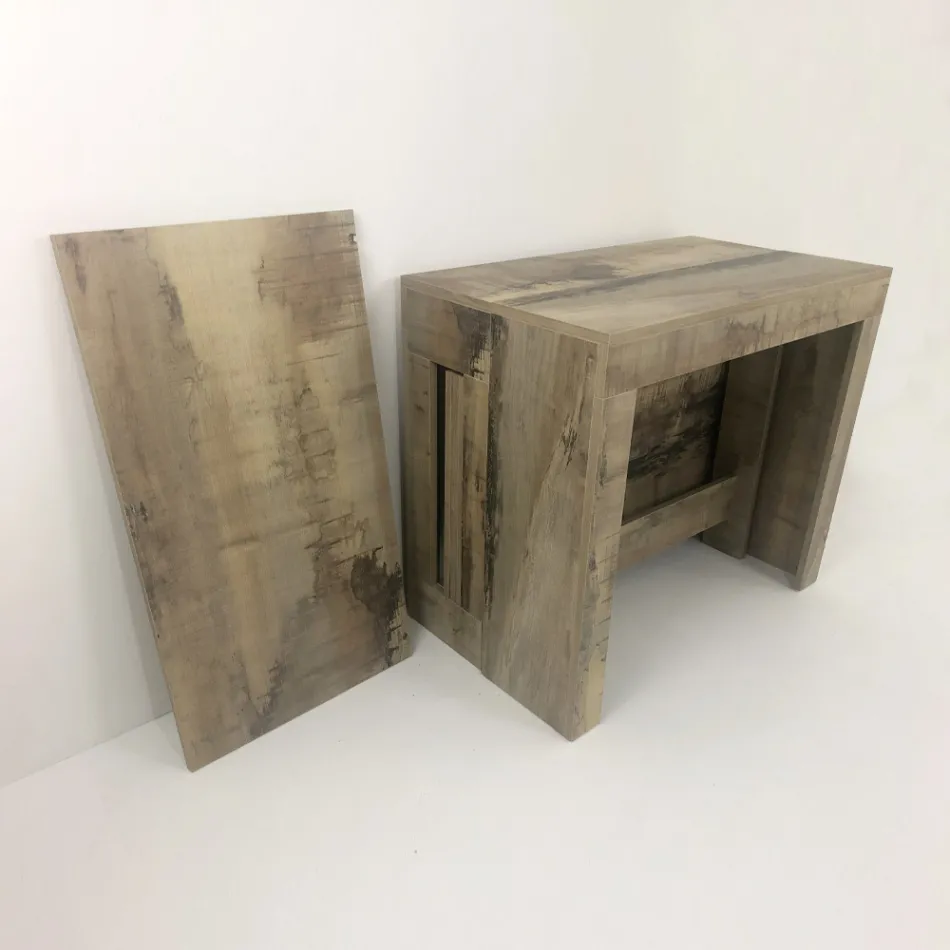 Console Extendable to 300 cm from Entrance or Lounge in Wood - Katharina Viadurini