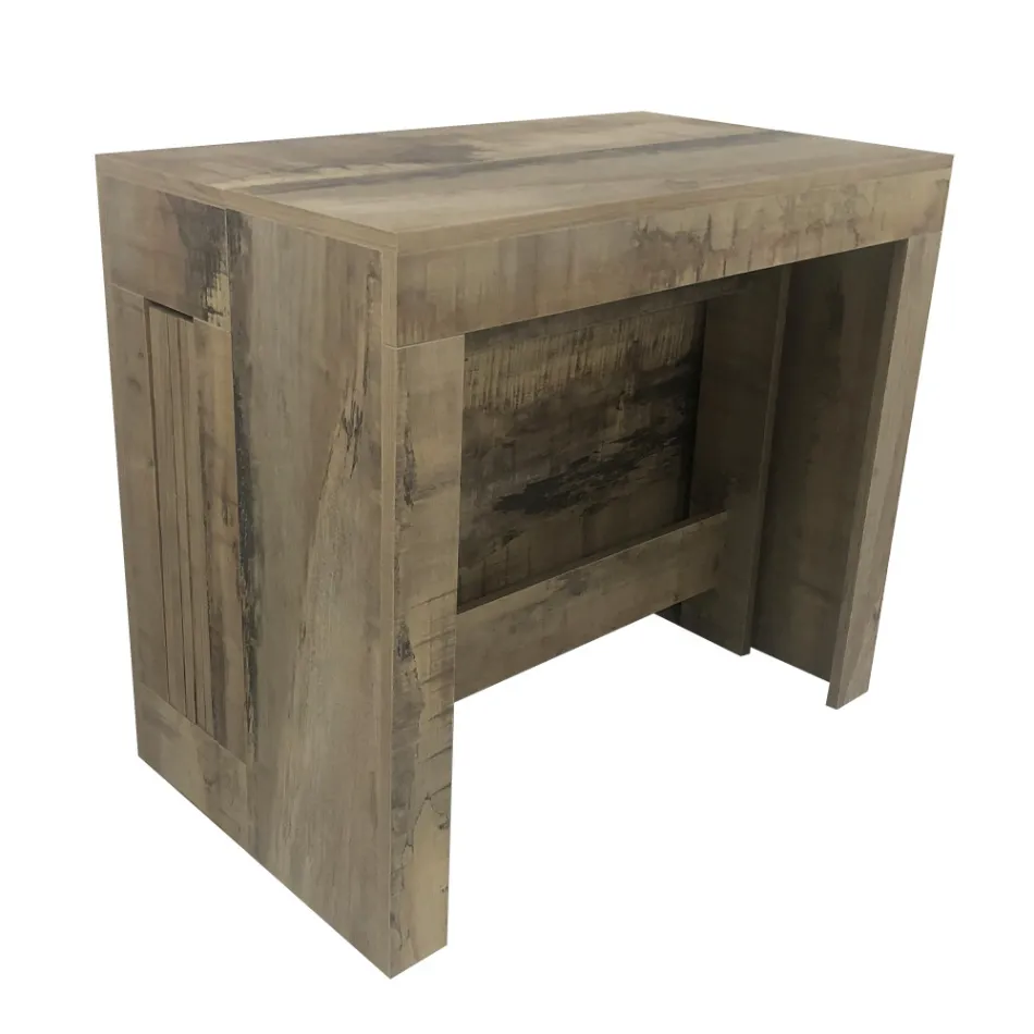 Console Extendable to 300 cm from Entrance or Lounge in Wood - Katharina Viadurini