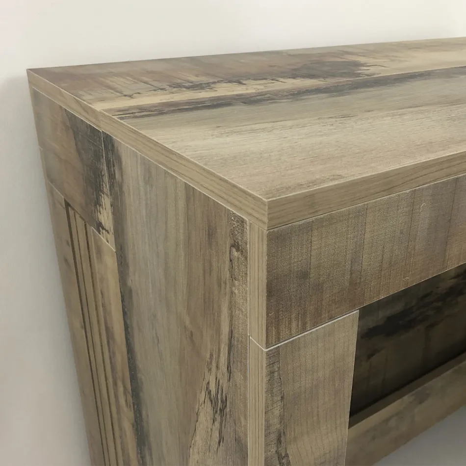 Console Extendable to 300 cm from Entrance or Lounge in Wood - Katharina Viadurini