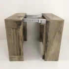 Console Extendable to 300 cm from Entrance or Lounge in Wood - Katharina Viadurini