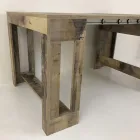 Console Extendable to 300 cm from Entrance or Lounge in Wood - Katharina Viadurini