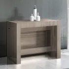 Console Extendable to 300 cm from Entrance or Lounge in Wood - Katharina Viadurini