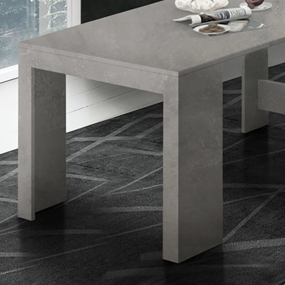 Console Extendable to 300 cm from Entrance or Lounge in Wood - Katharina Viadurini