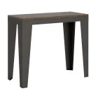 Extendable Console up to 300 cm in Made in Italy Wooden Microparticles – Flamber Viadurini