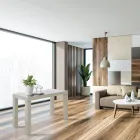 Extendable Console in Ash Wood with Extensions Made in Italy - Gandalf Viadurini