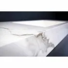 Bathroom Console Integrated Washbasin and Suspended Shelf in Gres 4 Finishes - Rampina Viadurini