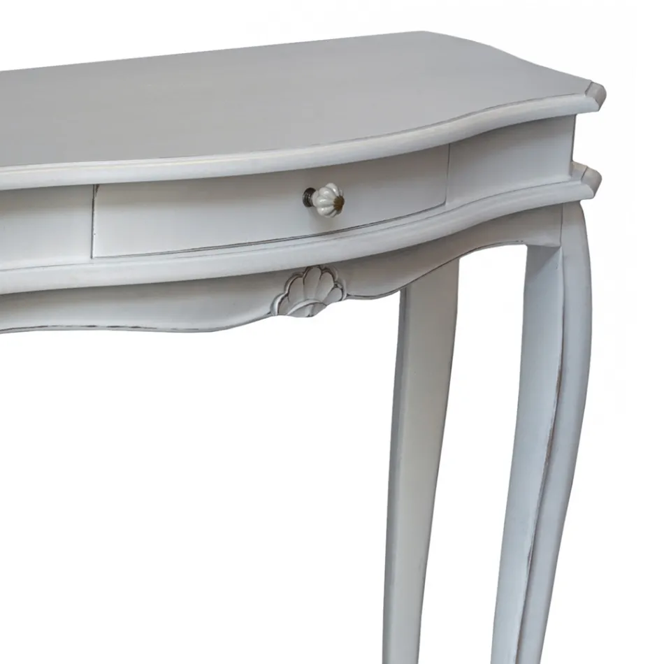 Console with 1 Drawer in Different Finishes Made in Italy - Pekko Viadurini