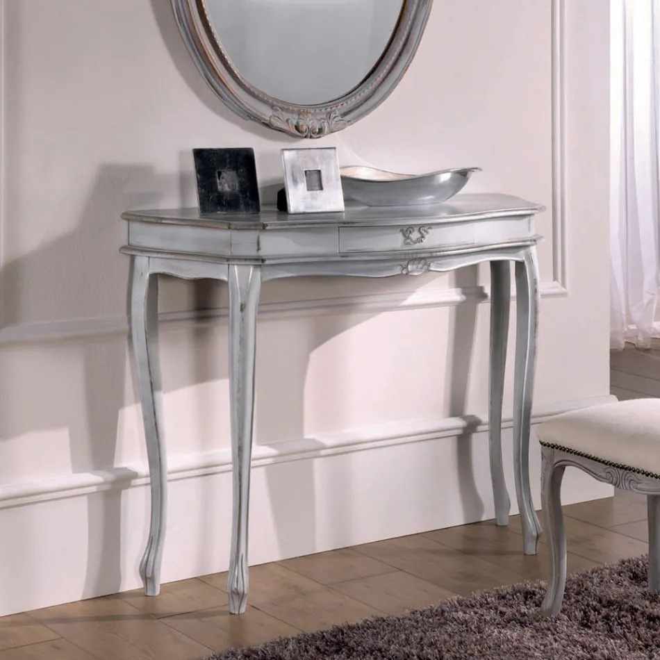 Console with 1 Drawer in Different Finishes Made in Italy - Pekko Viadurini