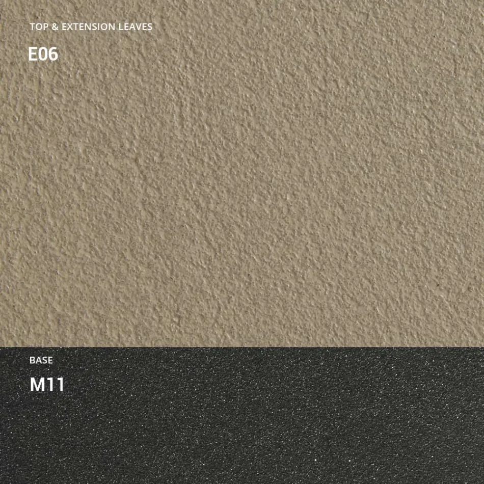 Console with Mortar Effect Top and Metal Base Made in Italy - Timedio Viadurini