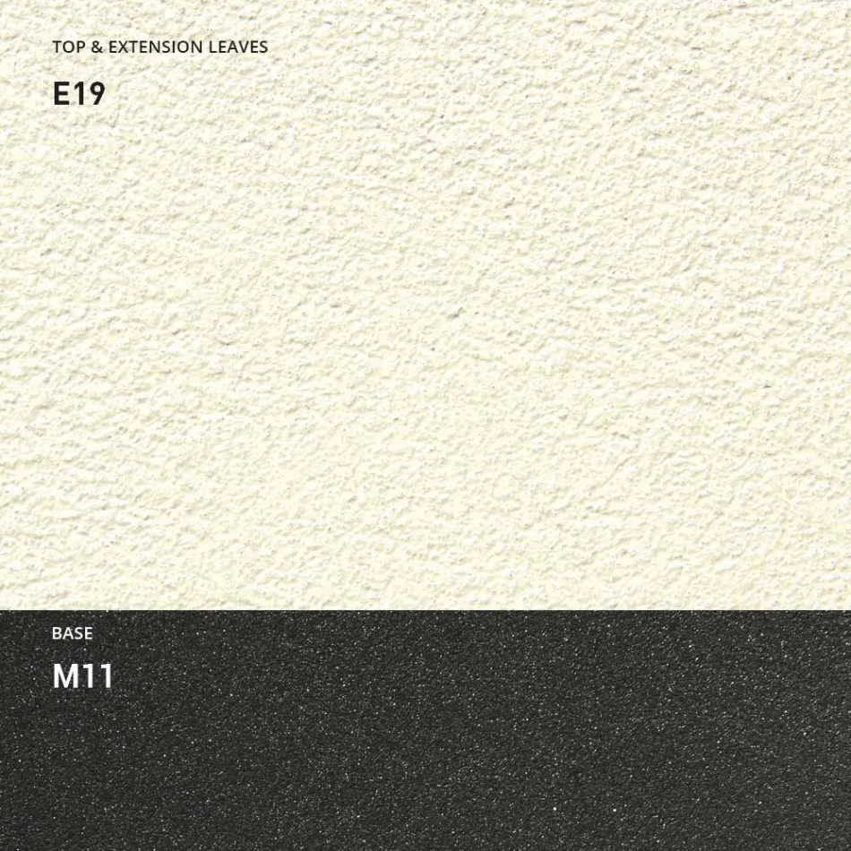 Console with Mortar Effect Top and Metal Base Made in Italy - Timedio Viadurini