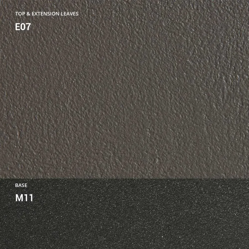 Console with Mortar Effect Top and Metal Base Made in Italy - Timedio Viadurini