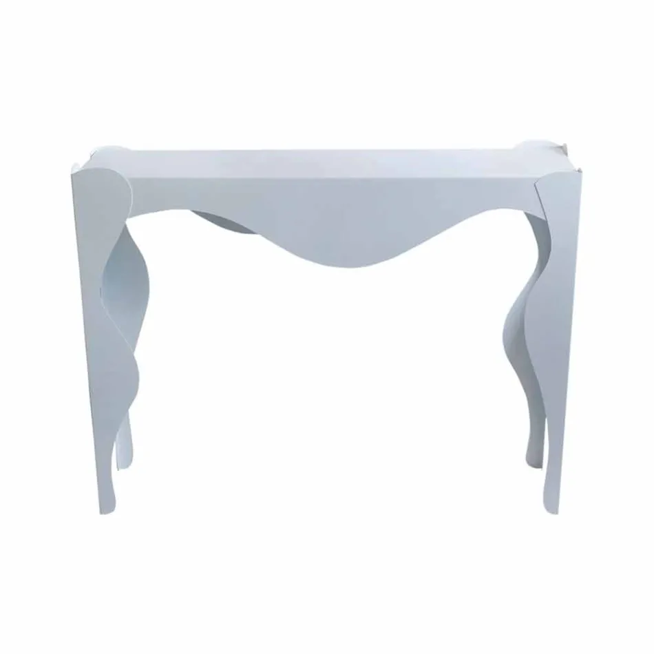 Modern Design Lounge Console in Colored Iron Made in Italy - Gertrude Viadurini