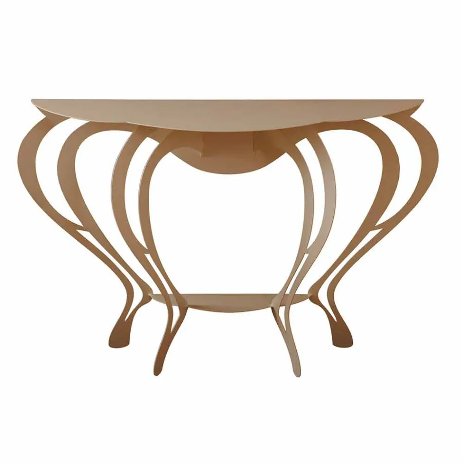 Modern Style Lounge Console in Colored Iron Made in Italy - Barbata Viadurini