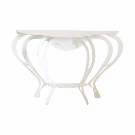 Modern Style Lounge Console in Colored Iron Made in Italy - Barbata Viadurini