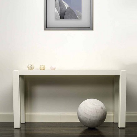 Modern design console in lacquered wood 150x78x40 cm Felicity Viadurini