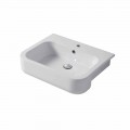 Design  console wall-mounted and wall insert L 60, in ceramic Riardo