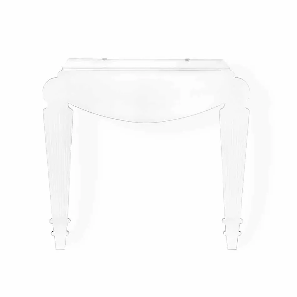 Design console in transparent plexiglass produced in Italy, Africo Viadurini