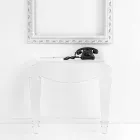 Design console in transparent plexiglass produced in Italy, Africo Viadurini