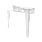 Fixed Console with 4 Object Storage Compartments in PMMA Made in Italy - Aladdin Viadurini