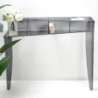 Fixed Console with 4 Object Storage Compartments in PMMA Made in Italy - Aladdin Viadurini