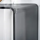 Fixed Console in White or Smoked Plexiglass Made in Italy - Genio Viadurini