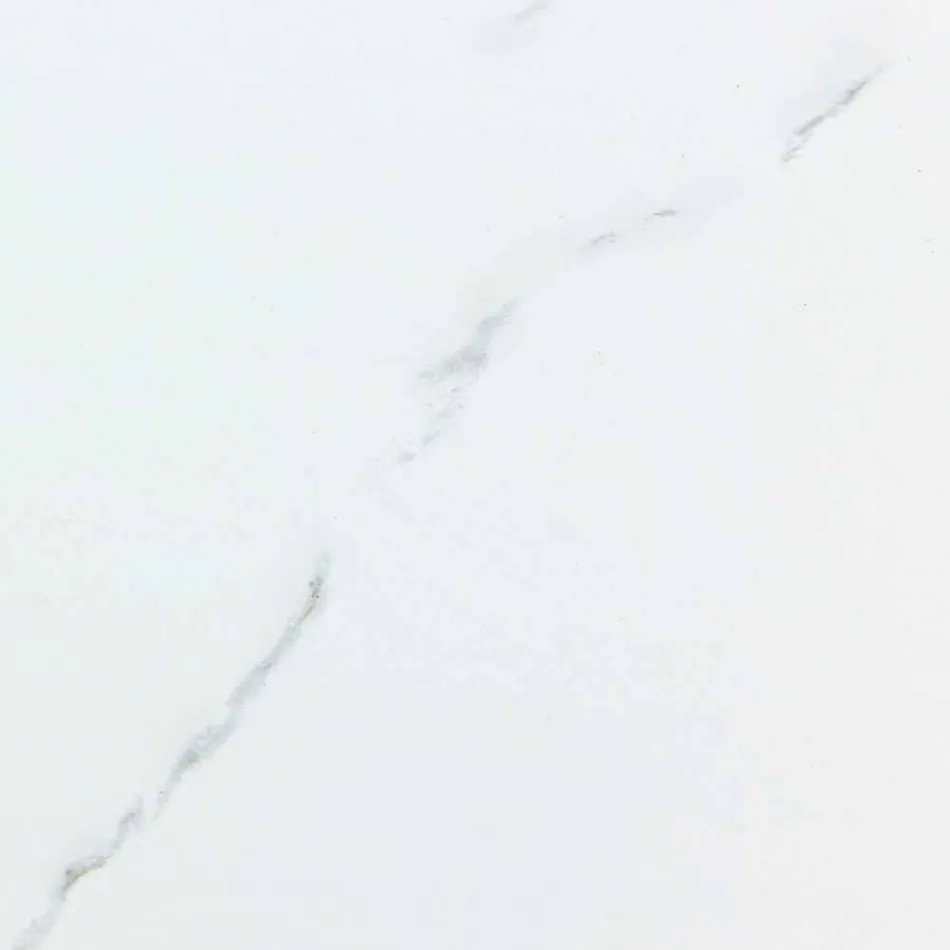 Steel Console with Ceramic and Glass Top Modern Design - Cubebe Viadurini