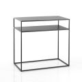 Console in Anthracite Painted Steel - Osmium
