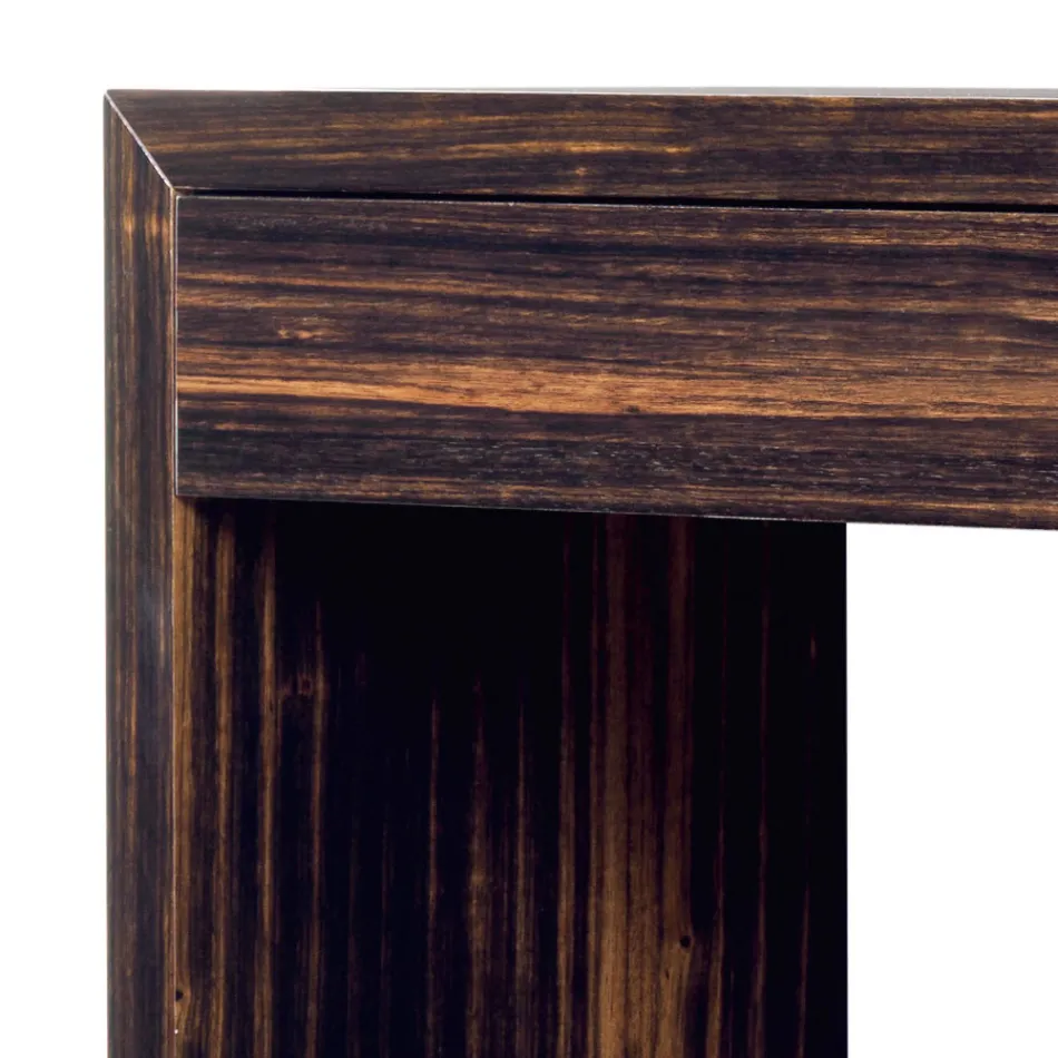 Grilli Zarafa modern design ebony wood console 100 % made in Italy Viadurini