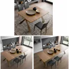 Console in Wood and Metal Extendable Up to 295 cm Made in Italy - Timedio Viadurini