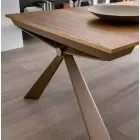 Console in Wood and Metal Extendable Up to 295 cm Made in Italy - Timedio Viadurini