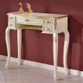 Classic Entrance Console in Wood with 5 Drawers Made in Italy - Richard