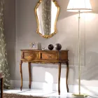 Classic Entrance Console in Wood with Drawers Made in Italy - Richard Viadurini