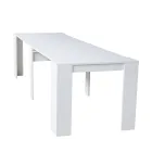 Modern Extendable Console 296 cm in Melamine Wood Made in Italy - Ariella Viadurini