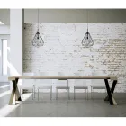 Modern Console Extendable to 300 cm with Anthracite Frame Made in Italy - Avventura Viadurini