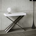 Modern Console Extendable to 300 cm with Anthracite Frame Made in Italy - Avventura