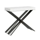 Modern Console Extendable to 300 cm with Anthracite Frame Made in Italy - Avventura Viadurini
