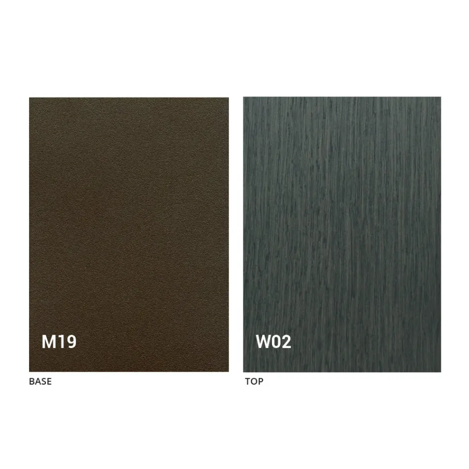 Extendable Modern Table Console in Oak Wood and Metal Made in Italy - Nappo Viadurini