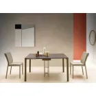 Extendable Modern Console in Oak Wood and Metal Made in Italy - Nappo Viadurini
