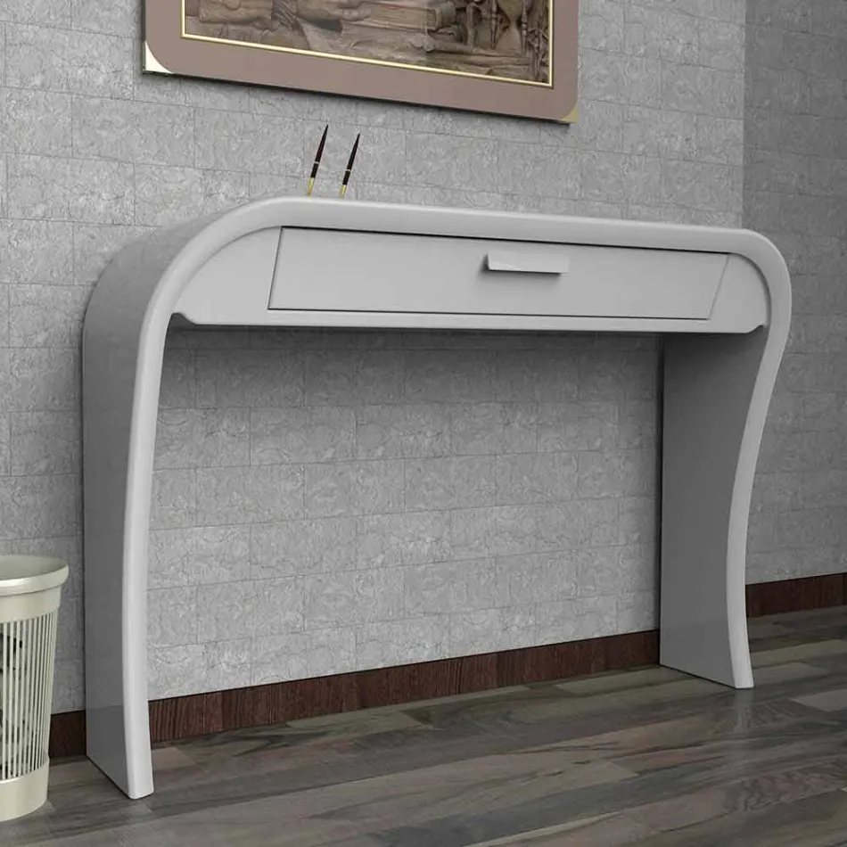 Modern console with drawer made in Italy, Gambara Viadurini