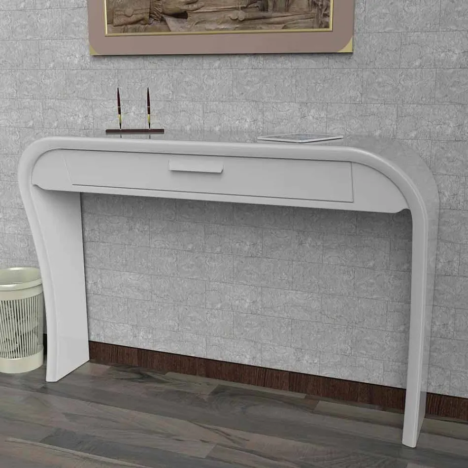 Modern console with drawer made in Italy, Gambara Viadurini