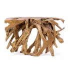 Modern Luxury Design Console in Natural Teak Roots - Carob Viadurini