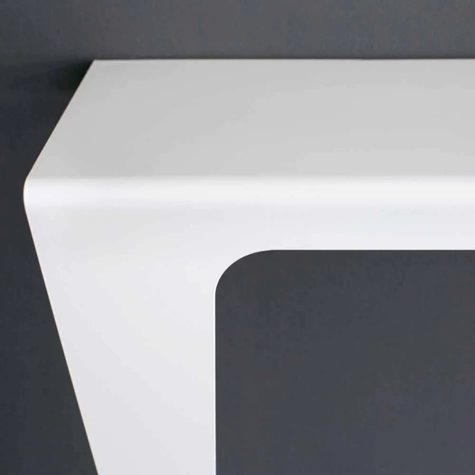 Modern Minimal Design Console in Colored Metal Made in Italy - Benjamin Viadurini
