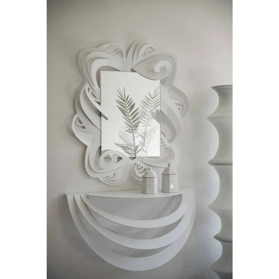 Modern Design Iron Suspended Console for Lounge Made in Italy - Olfeo Viadurini