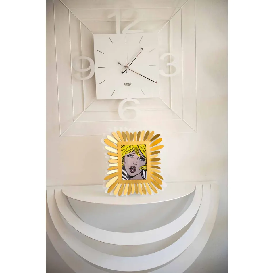 Modern Design Iron Suspended Console for Lounge Made in Italy - Olfeo Viadurini