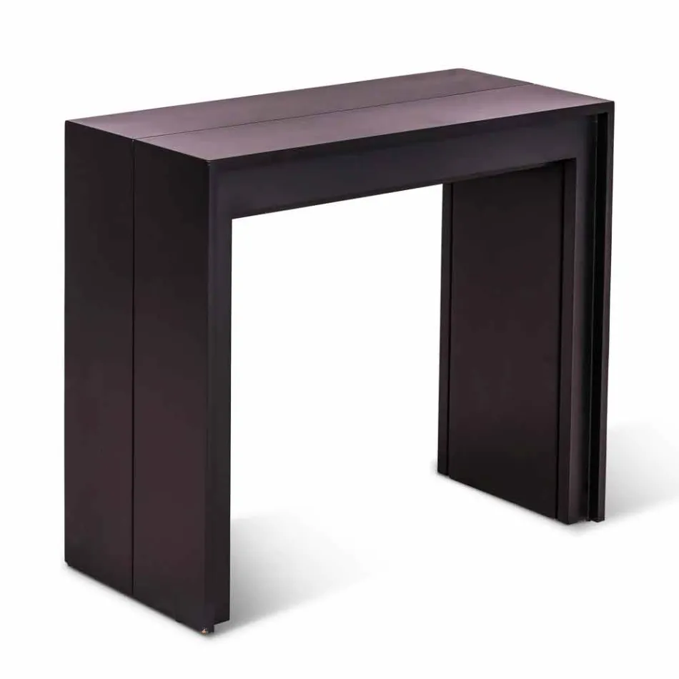 Extendable console / dining table, l. 42.50 / 302.50xp.90 cm, Alvaro Viadurini