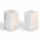Salt and Pepper Containers in White Carrara Marble Made in Italy - Julio Viadurini