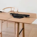 Pair of Trays in Black or Gold Lacquered Steel Modern Design - Savona Viadurini