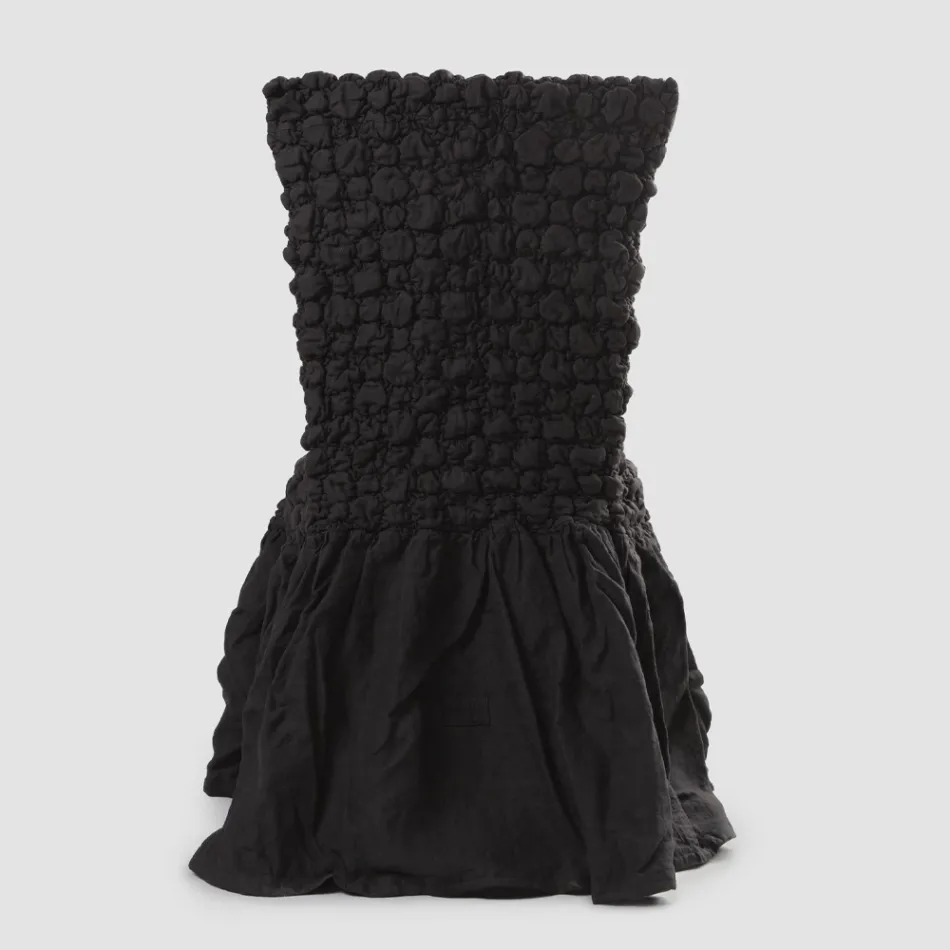 Elegant Chair Cover with Backrest for Lounge in Embroidered Linen - Panteo Viadurini